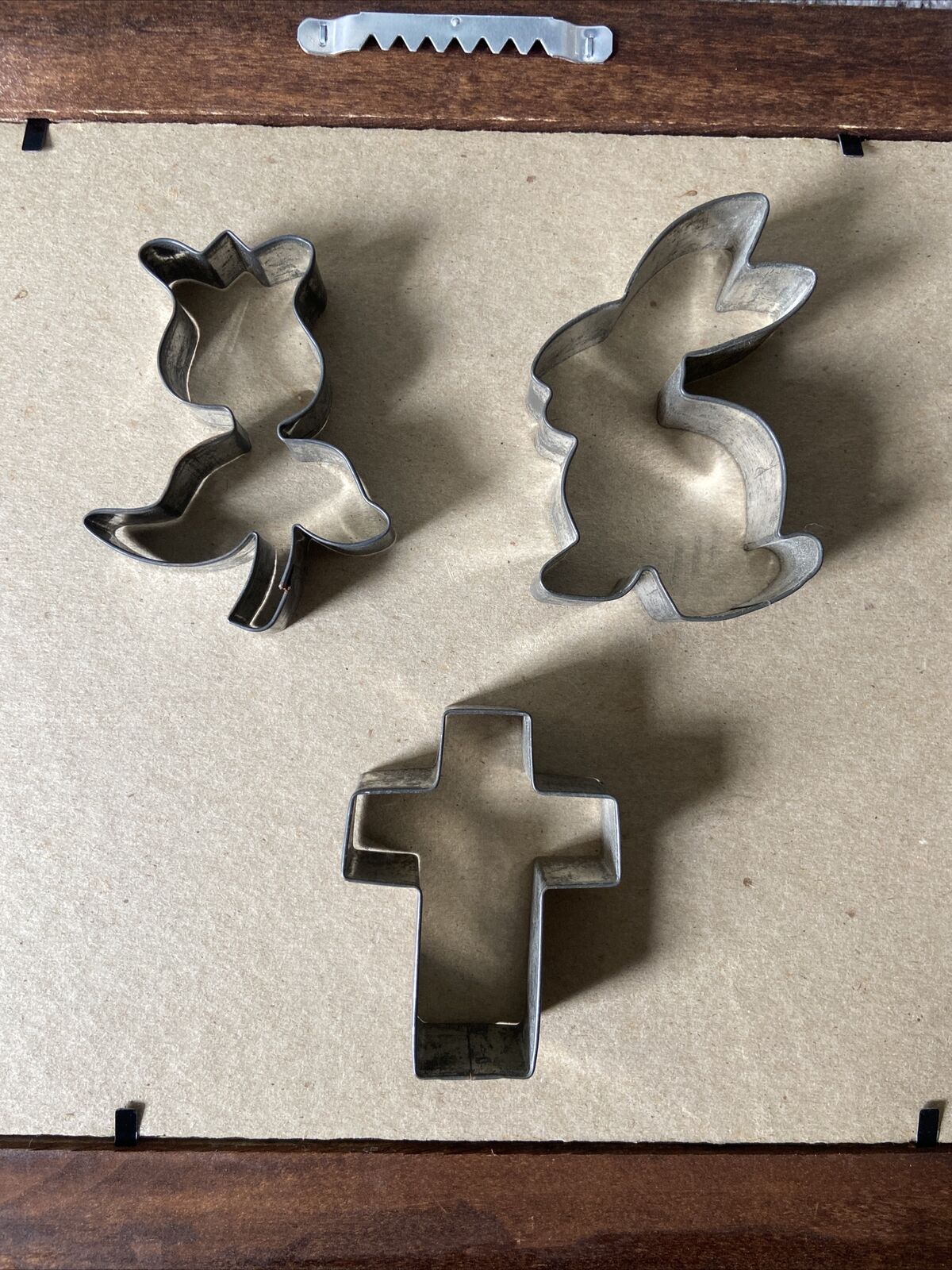 Vintage Cookie Cutters Lot Of 3 Easter
