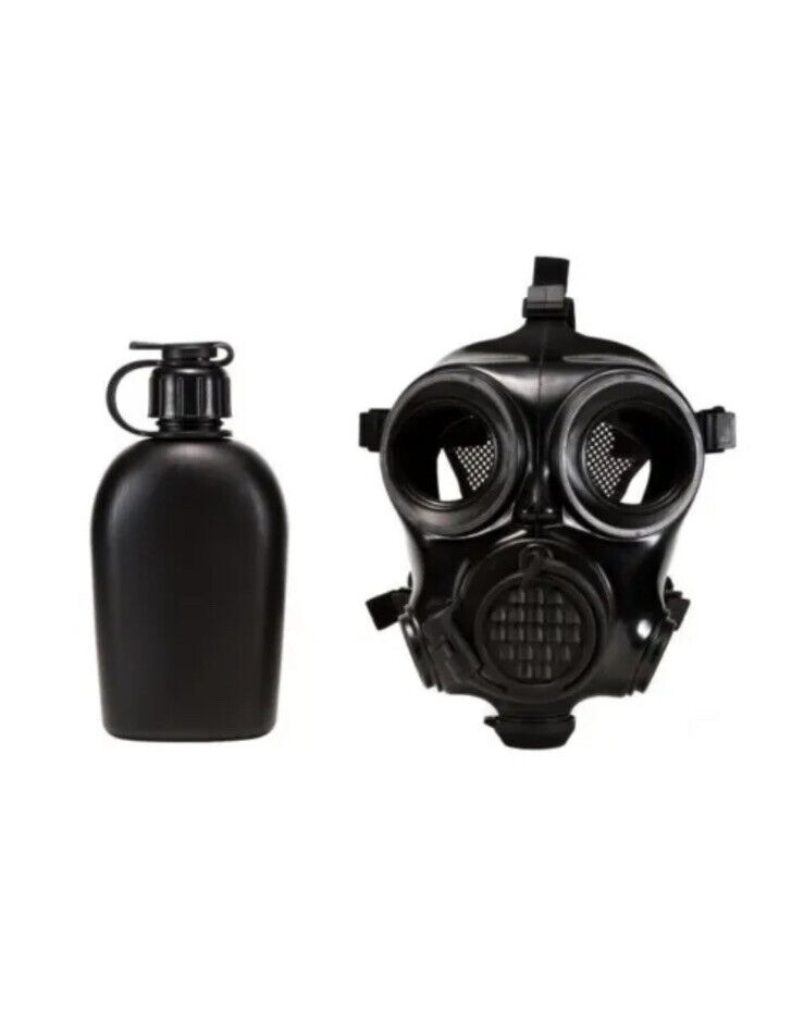 MIRA Safety CM-7M Military Police CBRN Gas Mask w Canteen LARGE 40mm NEW SEALED