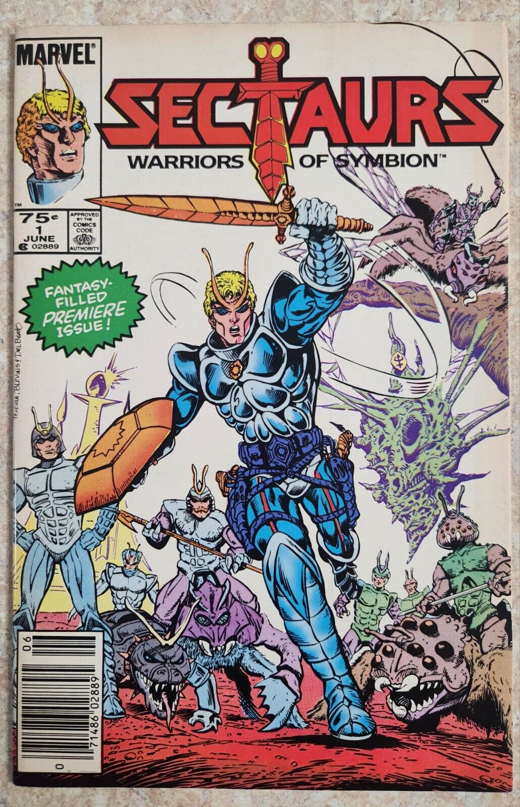 Sectaurs #1 Marvel Comics 1985