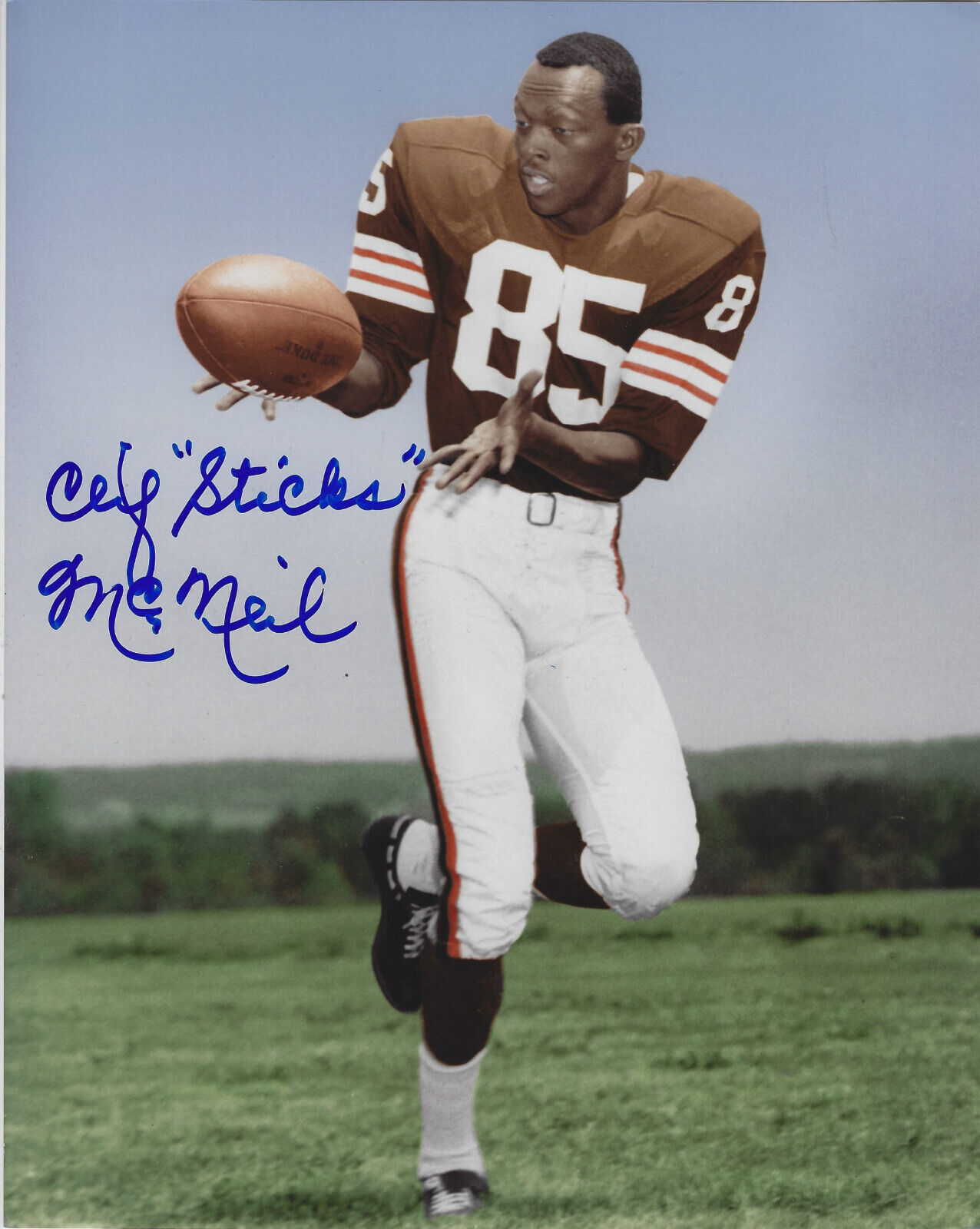 Clifton Mcneil Cleveland Browns 8.5x11 Signed Photo Reprint