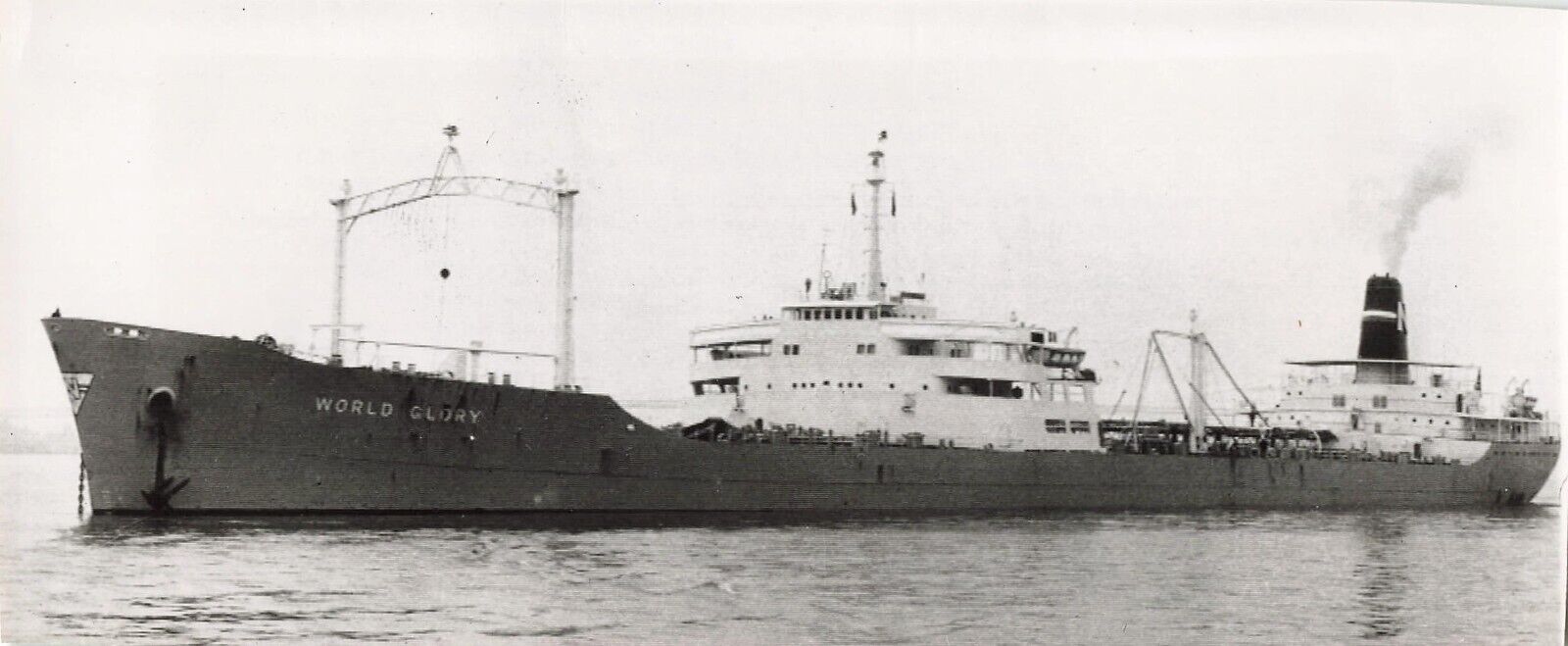 SS World Glory Tanker Ship 1956 Press Photo San Francisco Pacific Port  *P106b