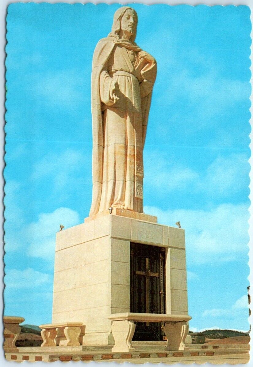 Postcard - Statue of the Sacred Heart - Golden, Colorado