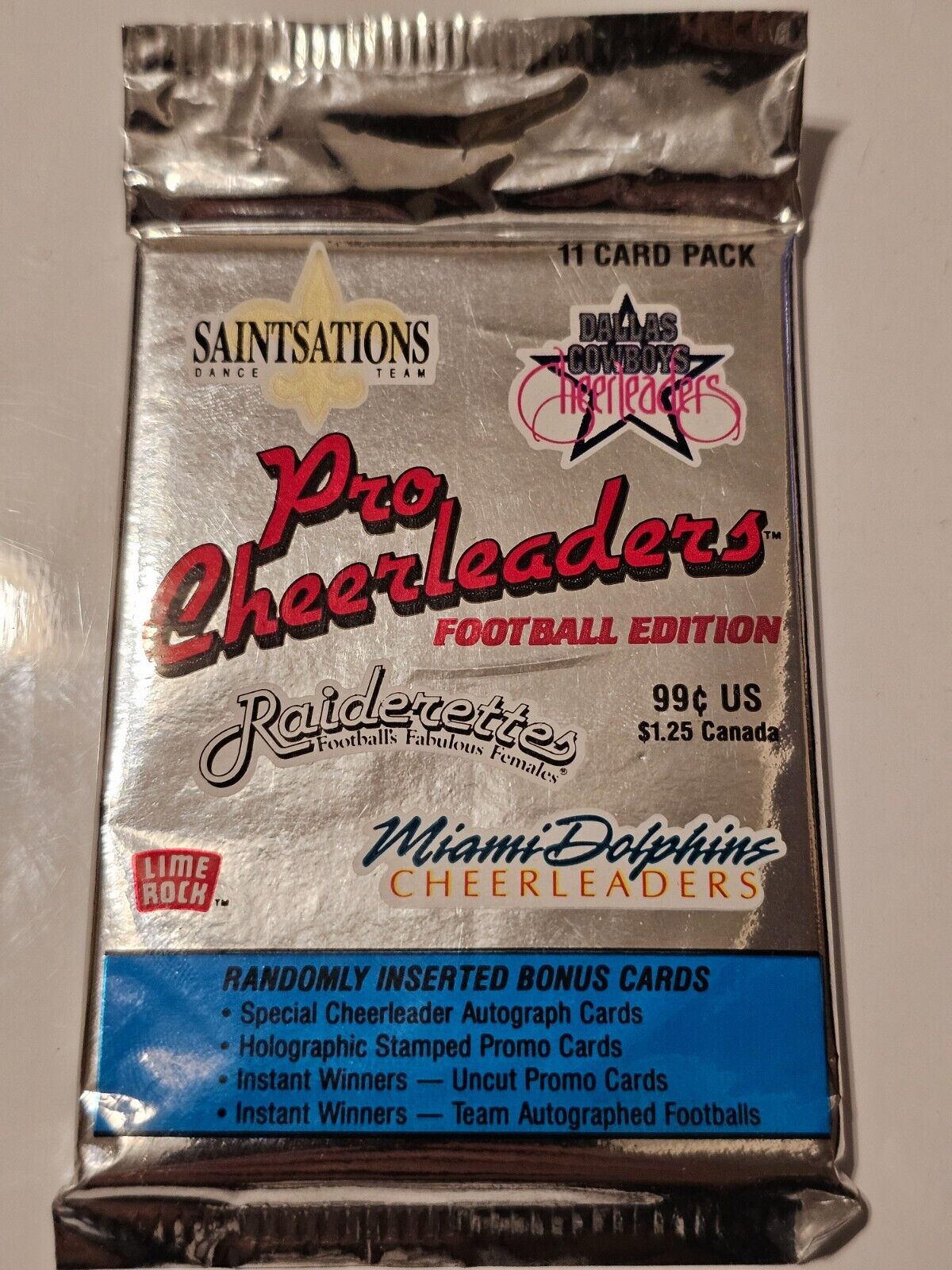 1992 Pro Cheerleaders Football Edition Cards Pack Sealed NEW