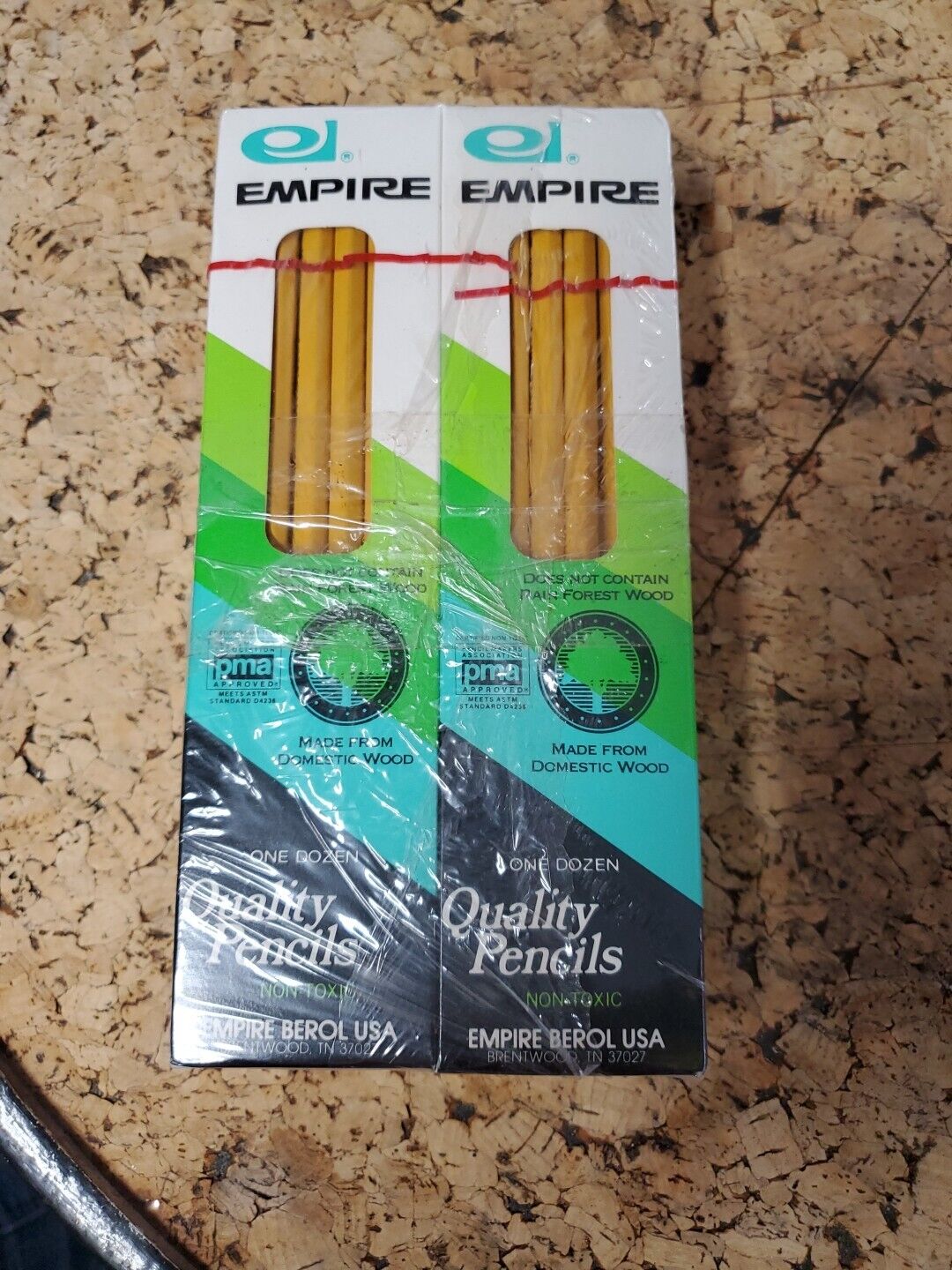 Empire Berol USA Pencils Lot of 6  Boxes Vintage   Quality No 2 1072 NOS