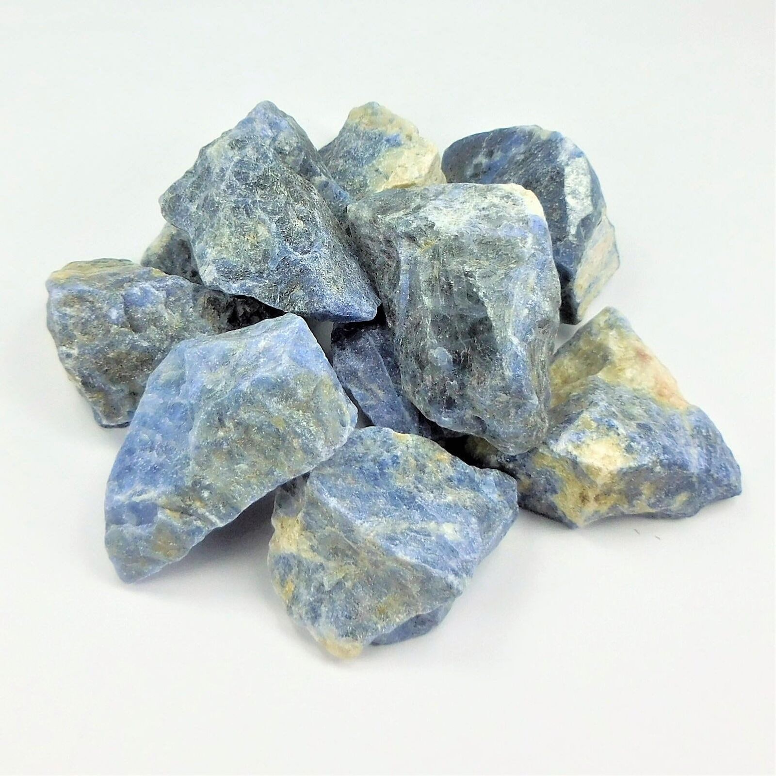 Bulk Wholesale Lot 1 Kilo (2.2 LBs) Rough Blue Sodalite Raw Stones Natural
