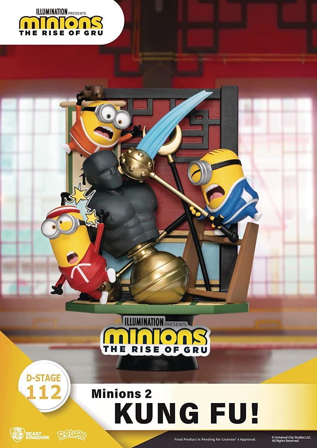 *NEW* Minions 2: Minions Kung Fu The Rise of Gru DS-112 D-Stage Diorama Figure