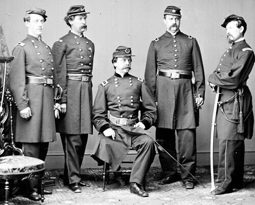 General Dan Sickles and Staff Photo