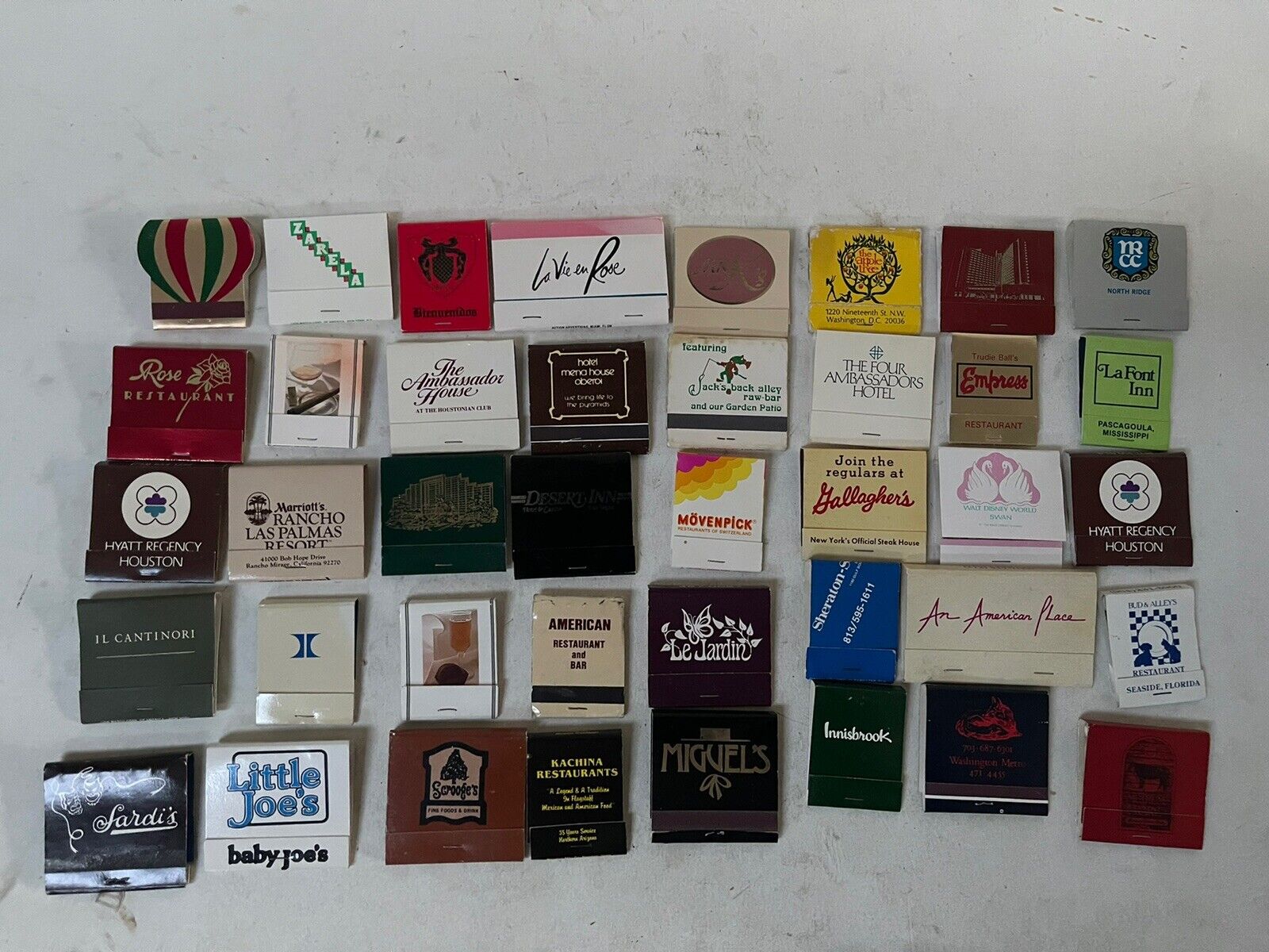 Lot Of 40 Vintage Matchbooks