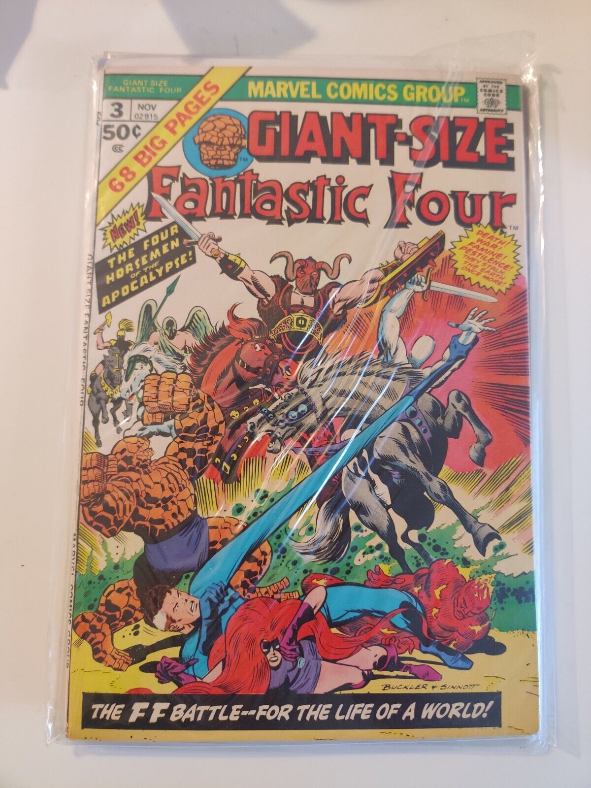 MARVEL COMICS Giant Size Fantastic Four  #3 1974 VINTAGE MCU
