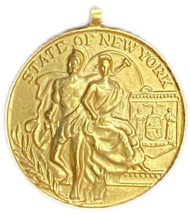 Vintage State Of New York State Service In Aid Of Civil Authorities Medal 