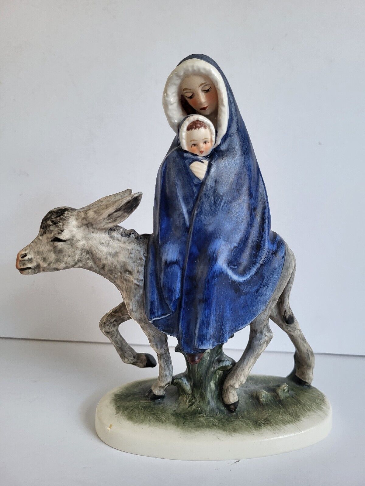 Goebel Germany Mary Baby Jesus Donkey Figurine Vintage 1959