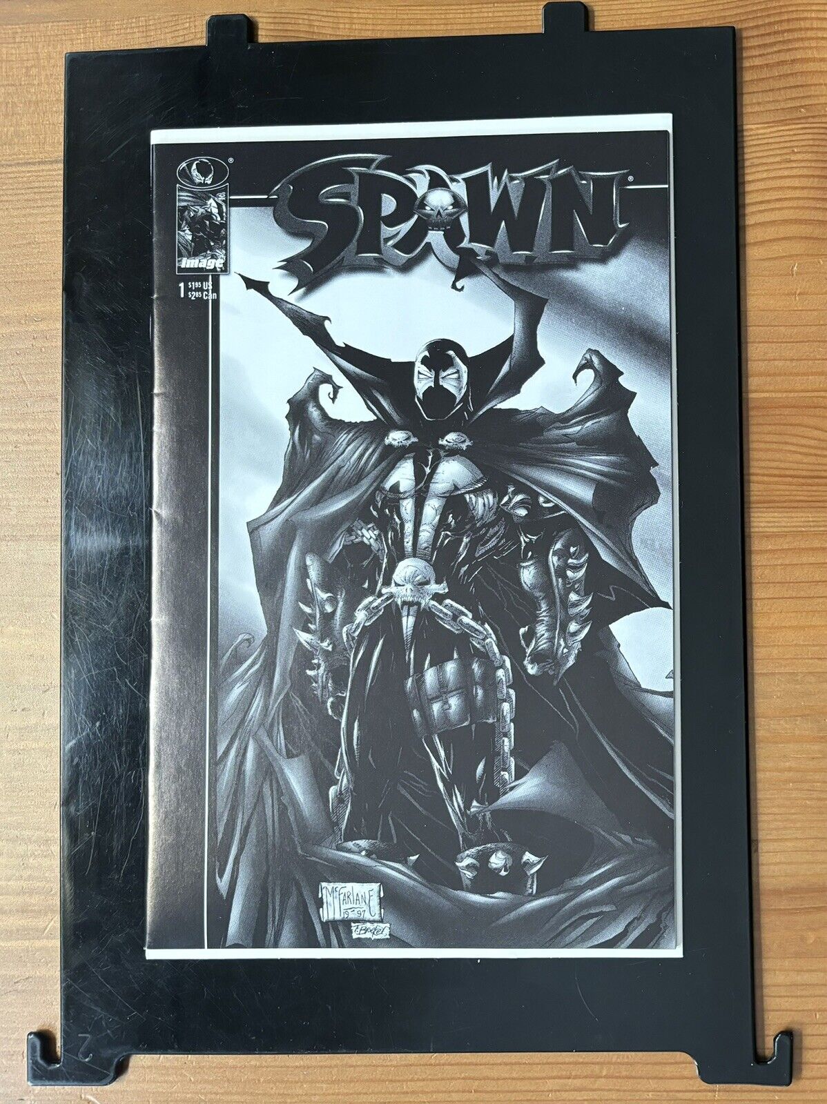 High Grade Spawn #1 1997 1:50 B&W Incentive Edition First Printing - McFarlane