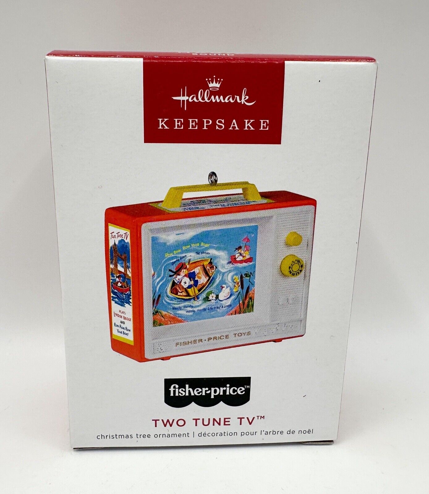 Hallmark Keepsake Fisher Price Two-Tune TV Ornament 2022 NEW #B