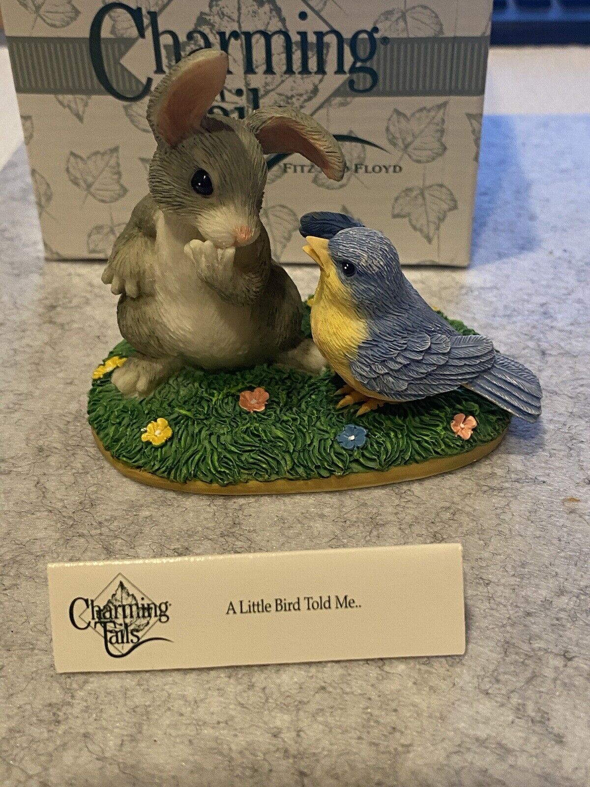 \'CHARMING TAILS\' - A Little Bird Told Me - Fitz & Floyd - 89/720 w/Box