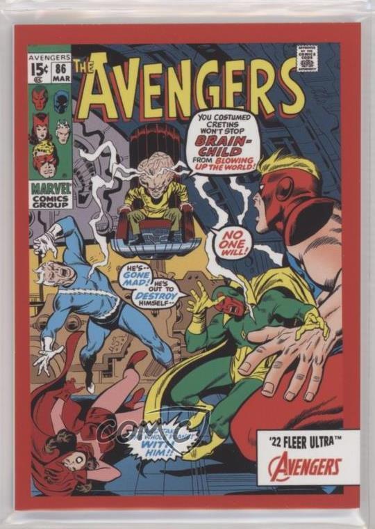 2022 Fleer Ultra Avengers Comic Covers 4/86 Avengers #86 #A-86 6kv