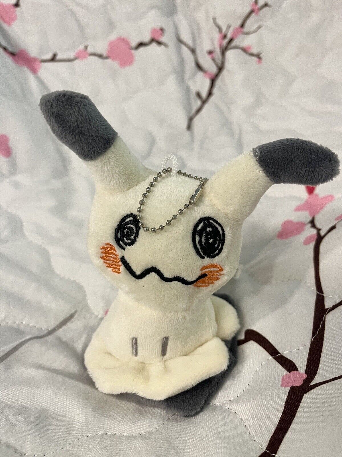 Nintendo Pokemon Mimikyu Cute Ghost Mini Plush Keychain Doll Plushy Soft Pokémon