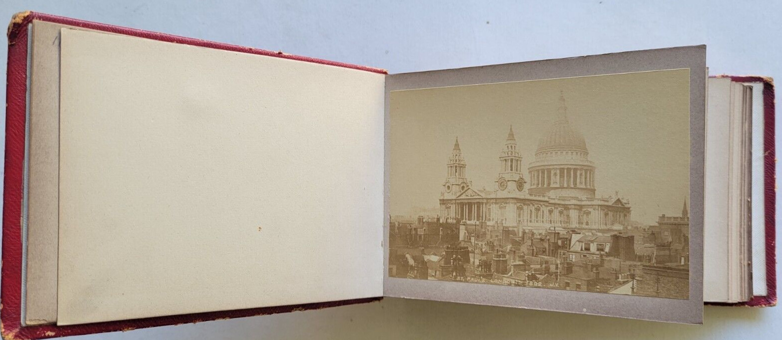 1880S PHOTO ALBUM...HISTORICAL VIEWS ARCHITECTURE LONDON ENGLAND JAMES VALENTINE