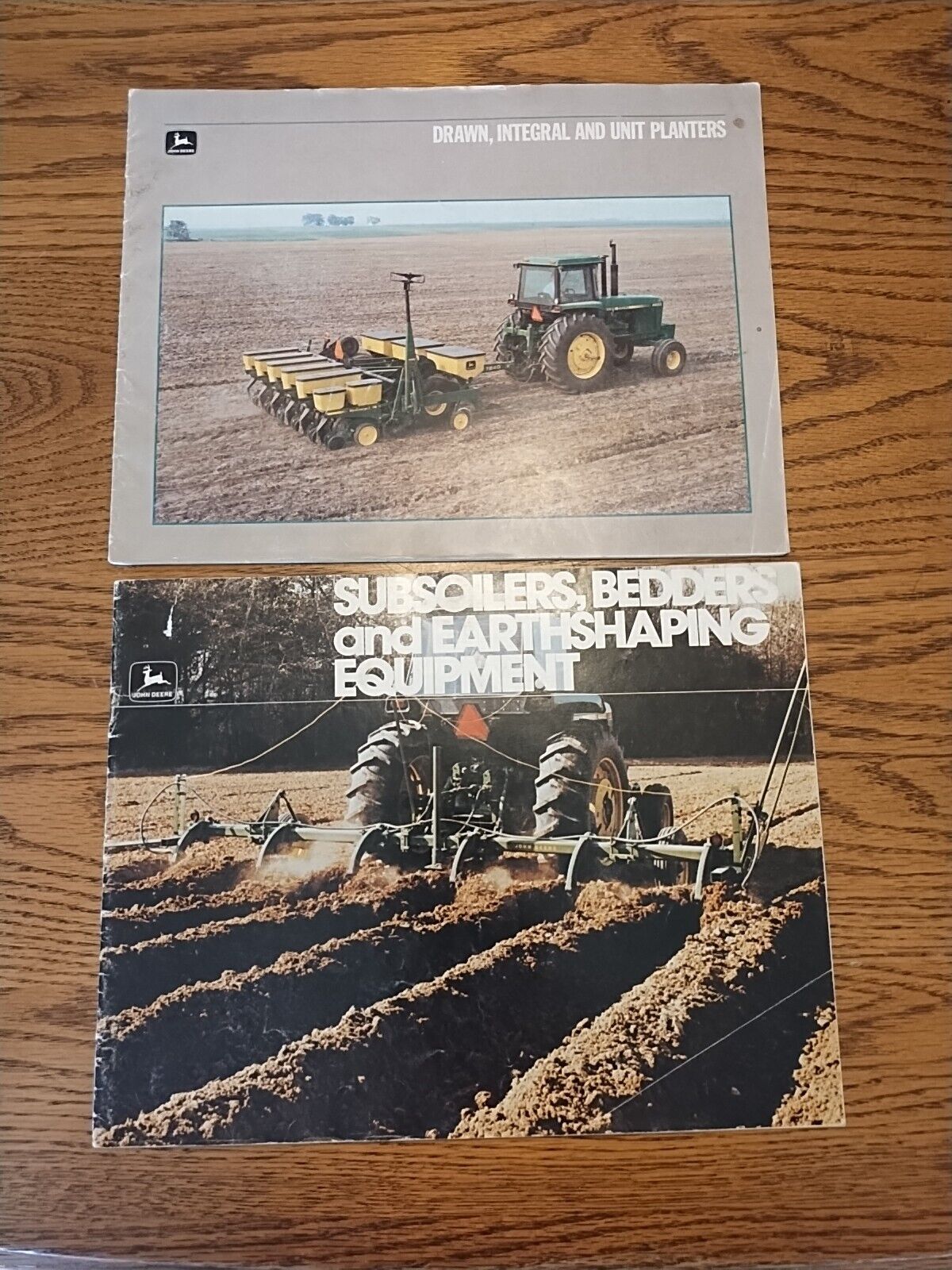 2 John Deere Drawn Integral Unit Planter Subsoilers Bedder Earthshaping Brochure