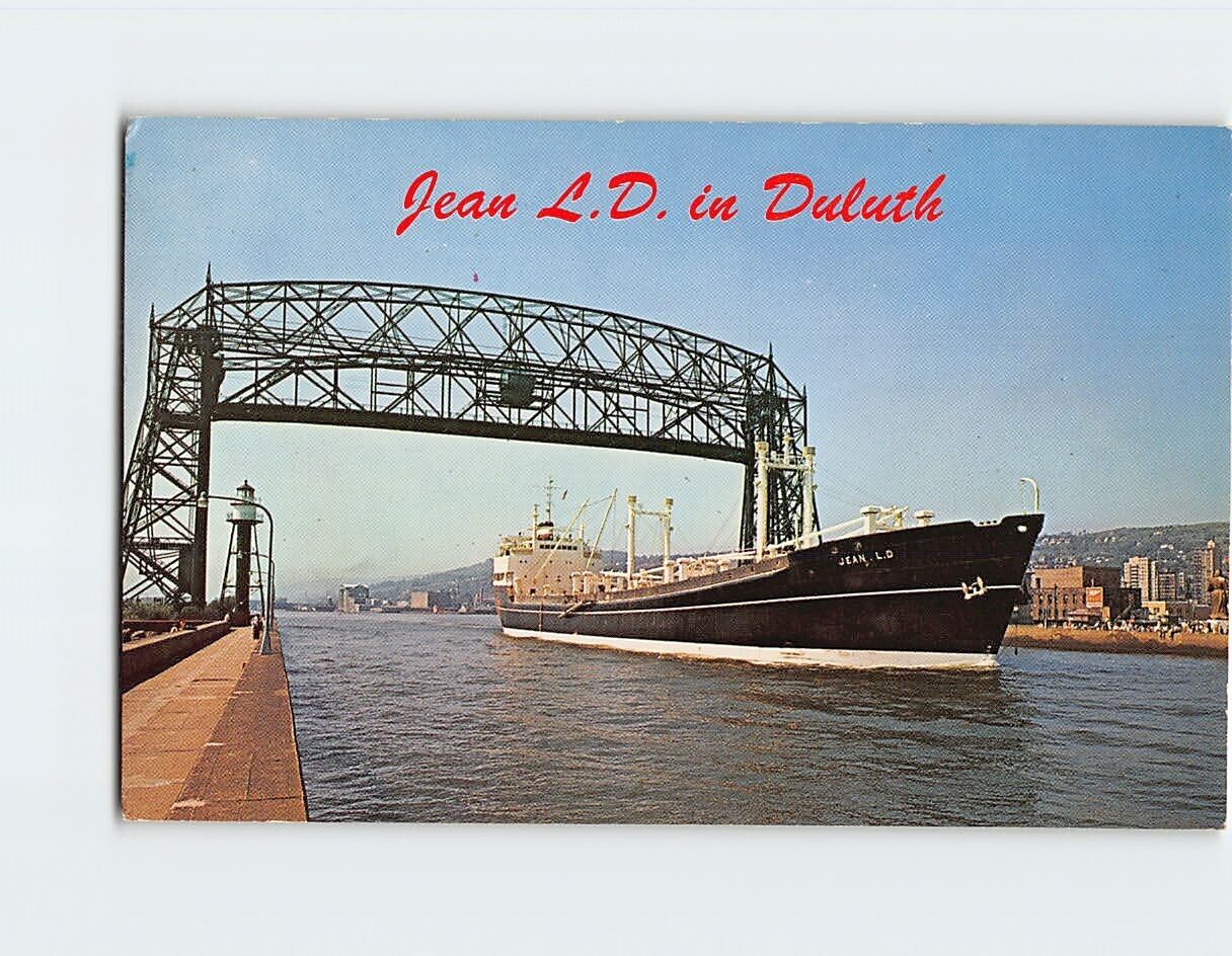Postcard Jean L D in Duluth Minnesota USA