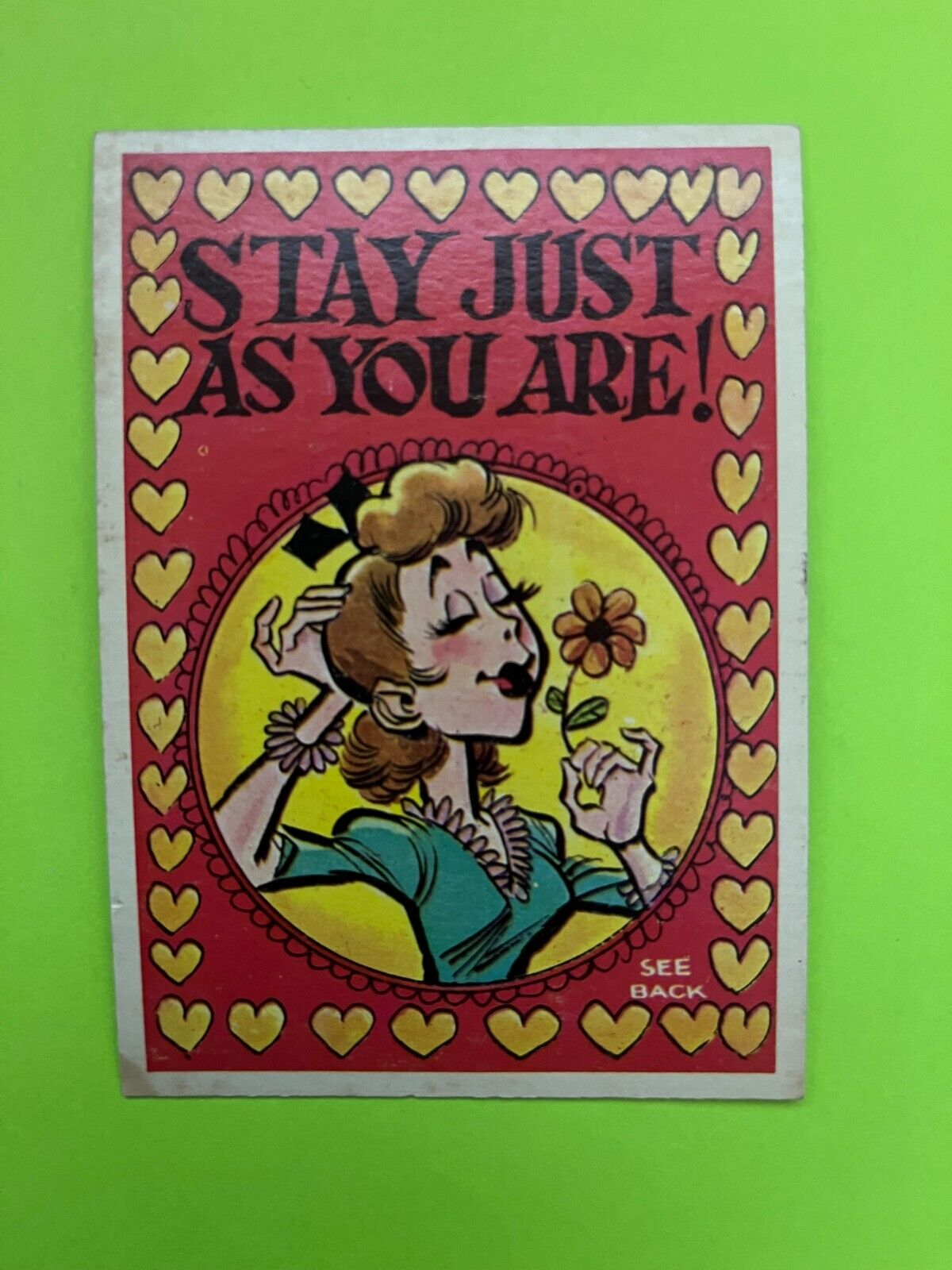 1959 Topps Funny Valentines #5 Stay Just as You Are VgEx