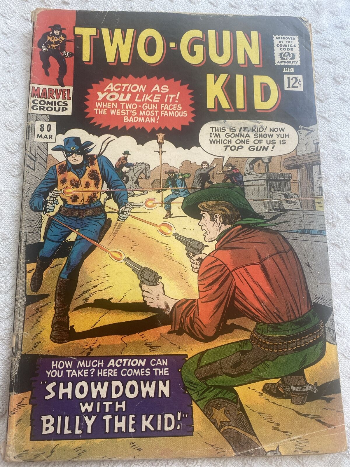 Two-Gun Kid #80 (Marvel, 1965) With Printing Error, Stan Lee Dick Ayers