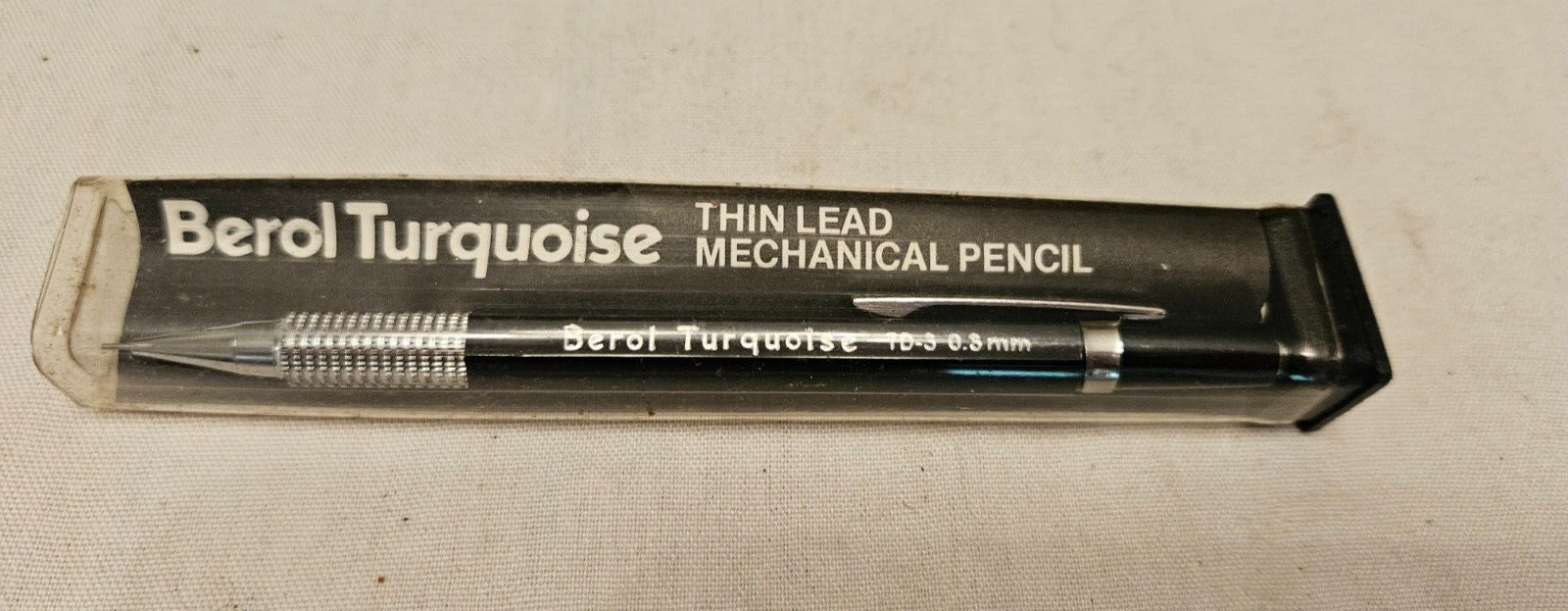 NOS VTG Berol Turquoise  Automatic TD-3 0.3mm Drafting Mechanical Pencil Thin