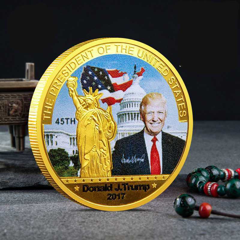 2017 Donald Trump 45th President US Commemorative Coin Make American Great Again