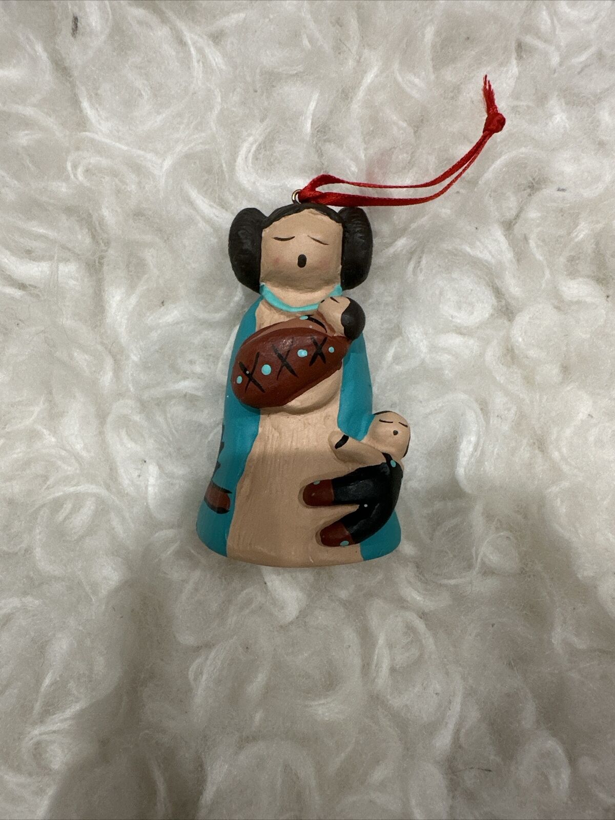 Whitefeather Studios Native American Story Teller Ma Ma Doll  Children Figurine