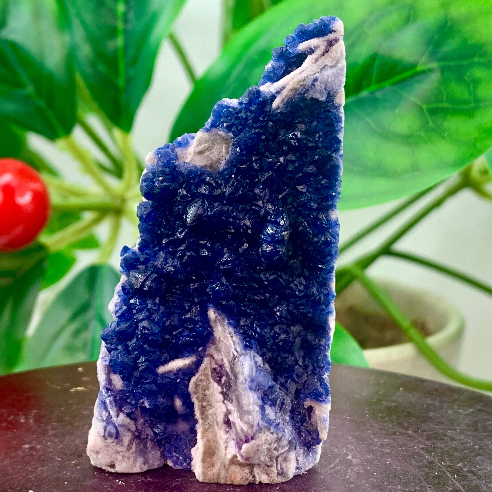 60G Rare Transparent Blue Cube Fluorite Mineral Crystal Specimen/China