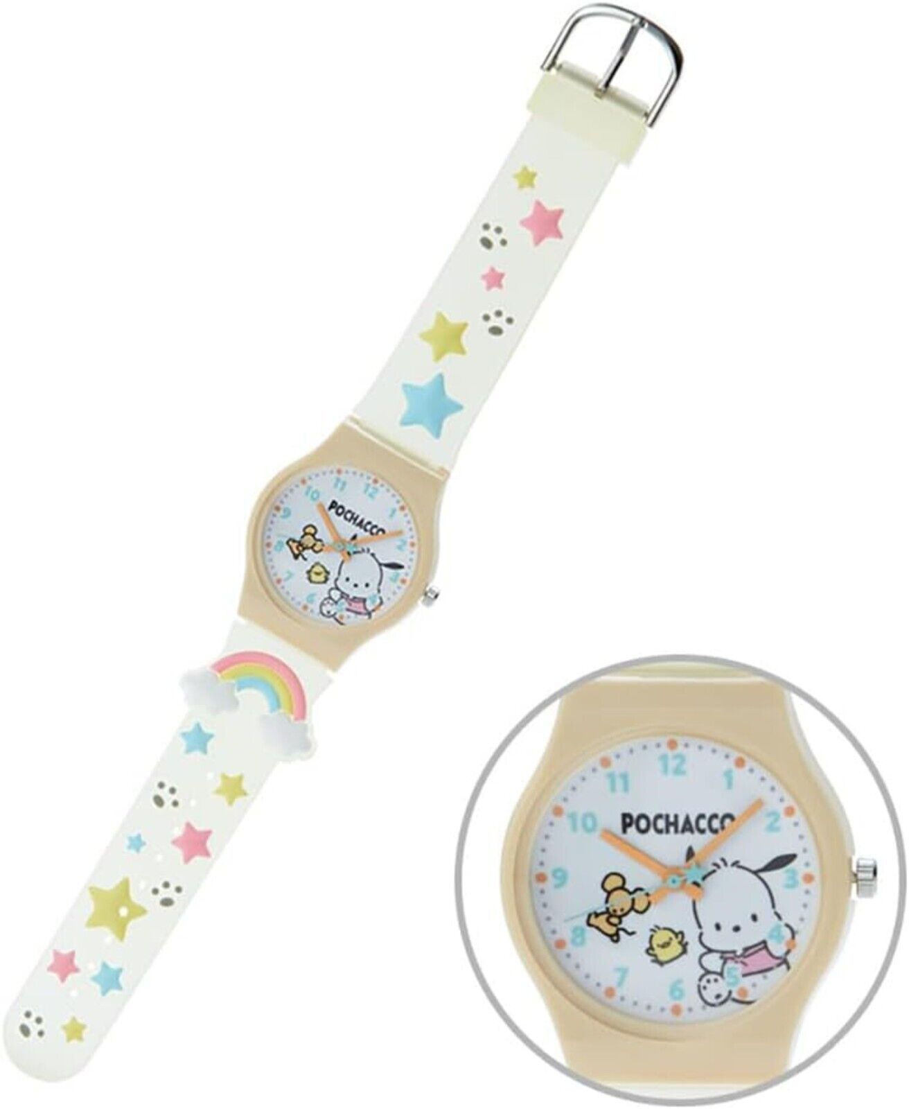 Sanrio Character Pochacco Rubber Watch 181170 New Japan