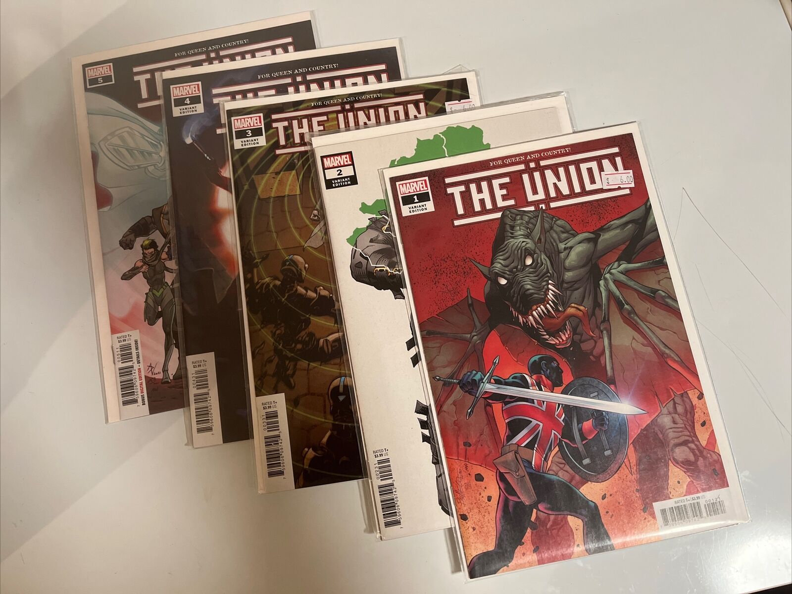 Marvel Comics: The Union Vol. 1 (2020) #1-5 Complete Set Full Run New Unread Key