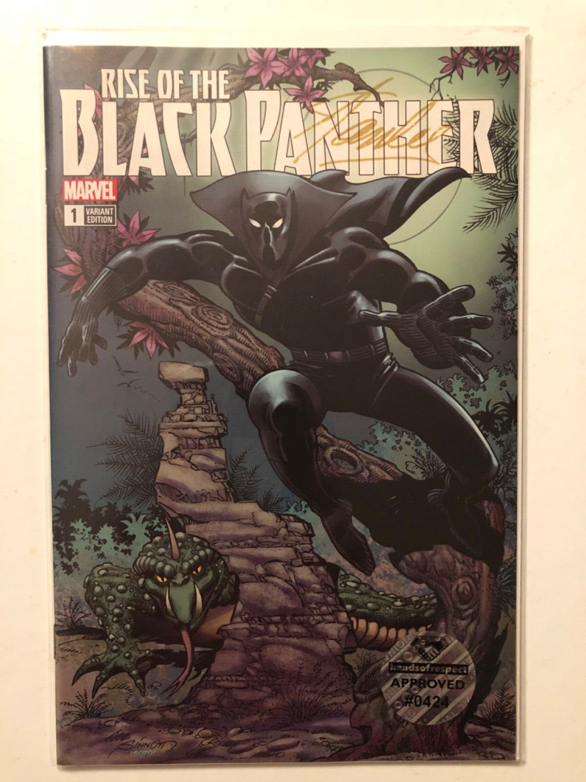 Rise of The Black Panther 1 Stan Lee/DNA   Sealed w/ certificate of Authenticity