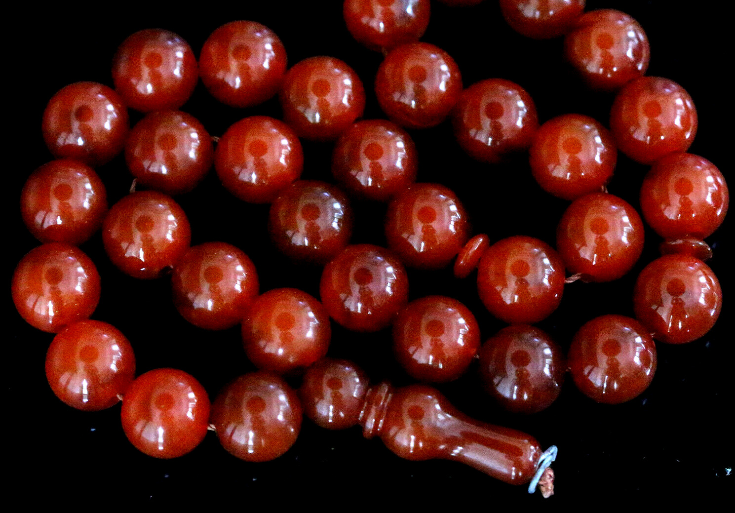 Closeout 50 Grams, Genuine Old Faturan 33 Rosary Beads, Misbaha, Tasbi. 14 mm