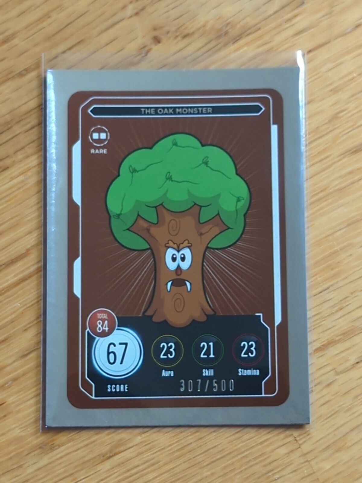 The Oak Monster RARE 307/500 Compete and Collect Veefriends Trading Cards