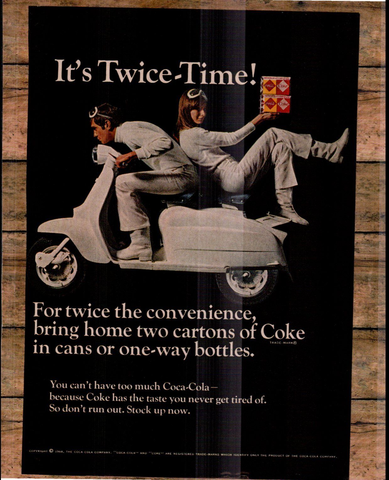 1968 Coke Coca-Cola Soda Pop \