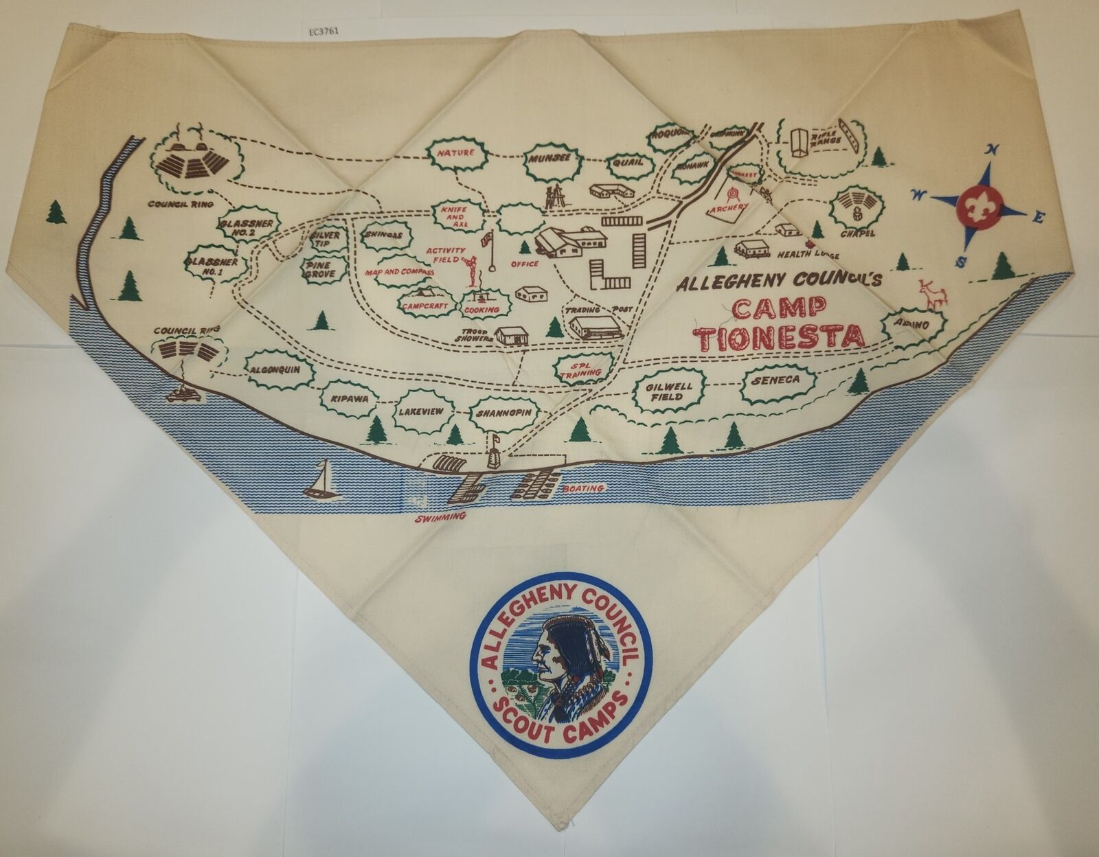 Boy Scout Neckerchief Allegheny Council Scout Camps