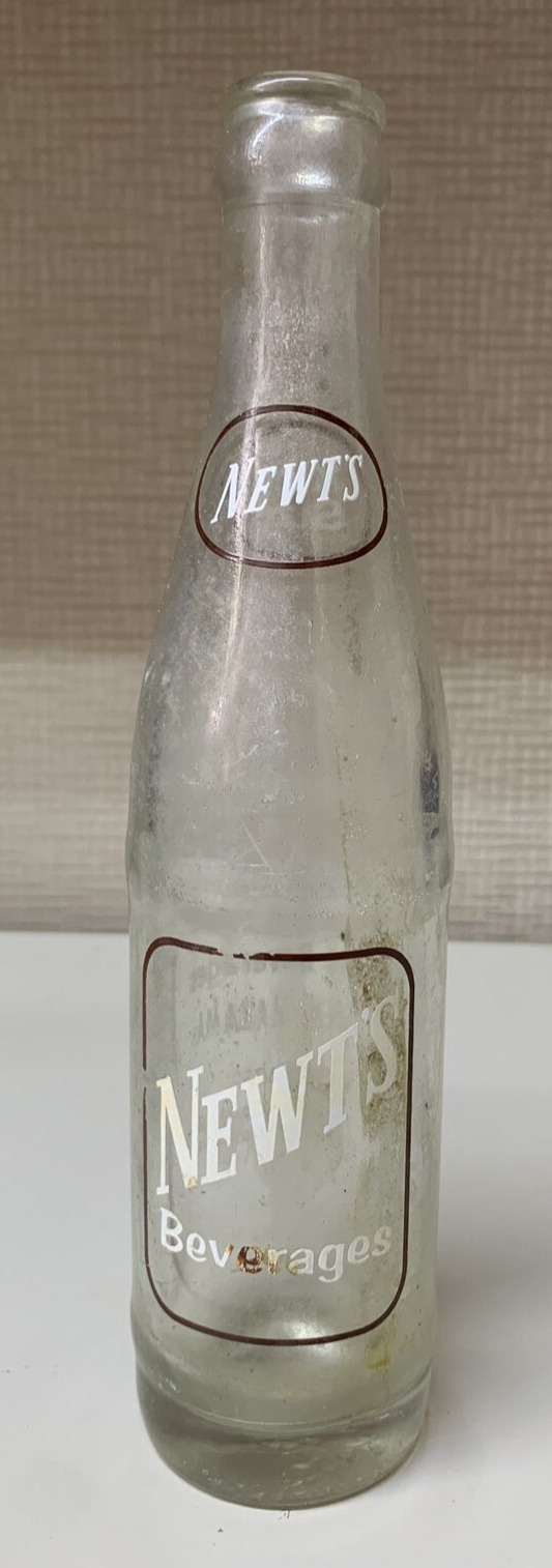 Rare NEWT\'S Beverages Gadsden, Alabama King Size Soda Bottle