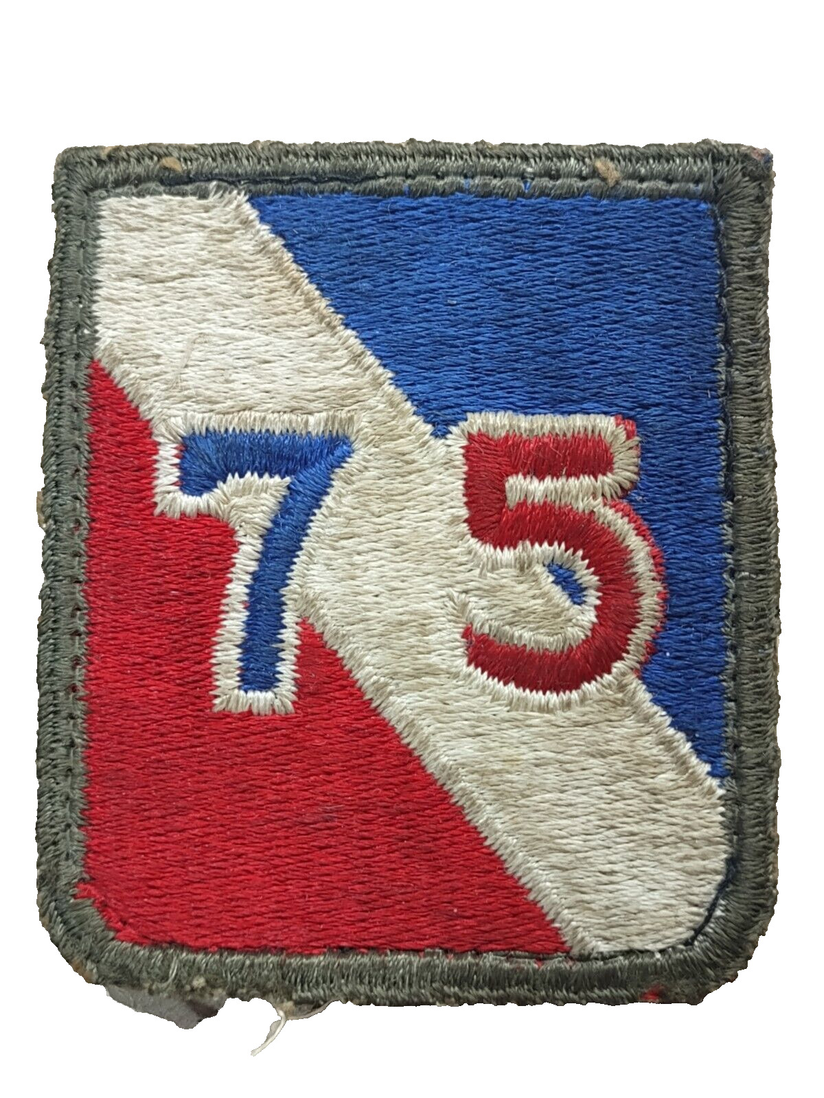 Vintage WW2 United States Army 75th Infantry Division, Class-A Unit Patch