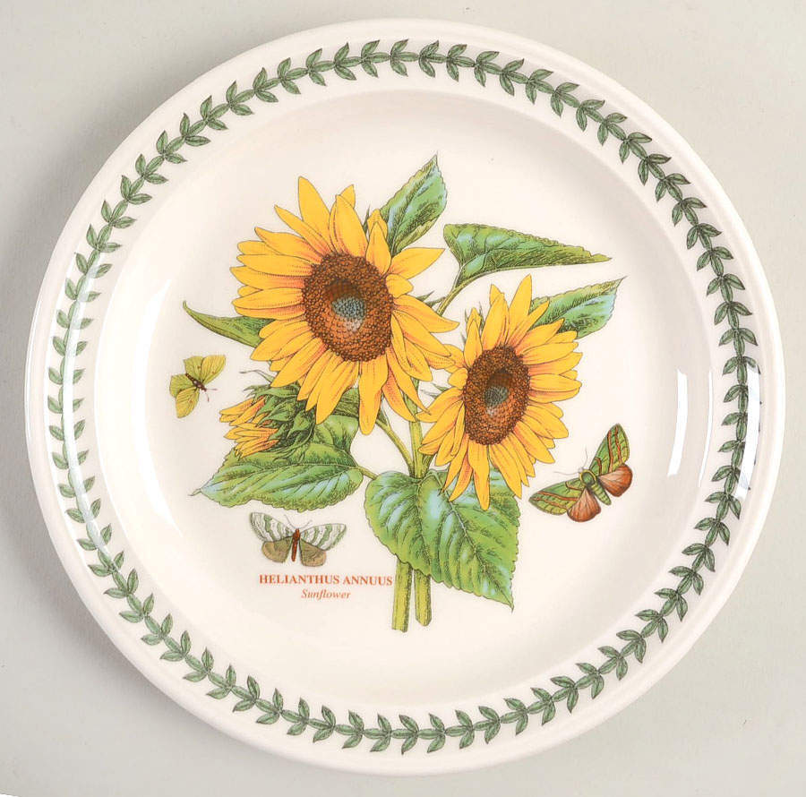 Portmeirion Botanic Garden Sunflower Salad Plate