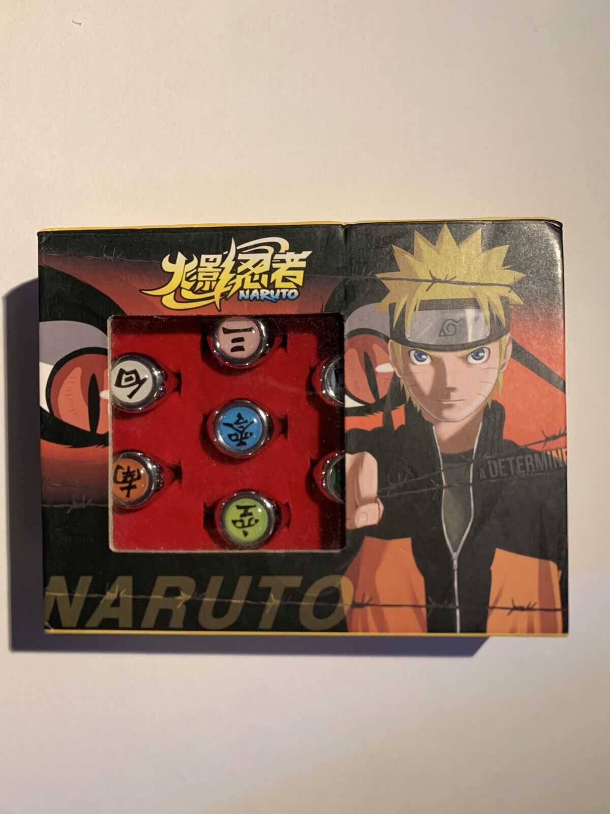 Naruto Akatsuki Rings Set 10pcs Cosplay Itachi Gift Box