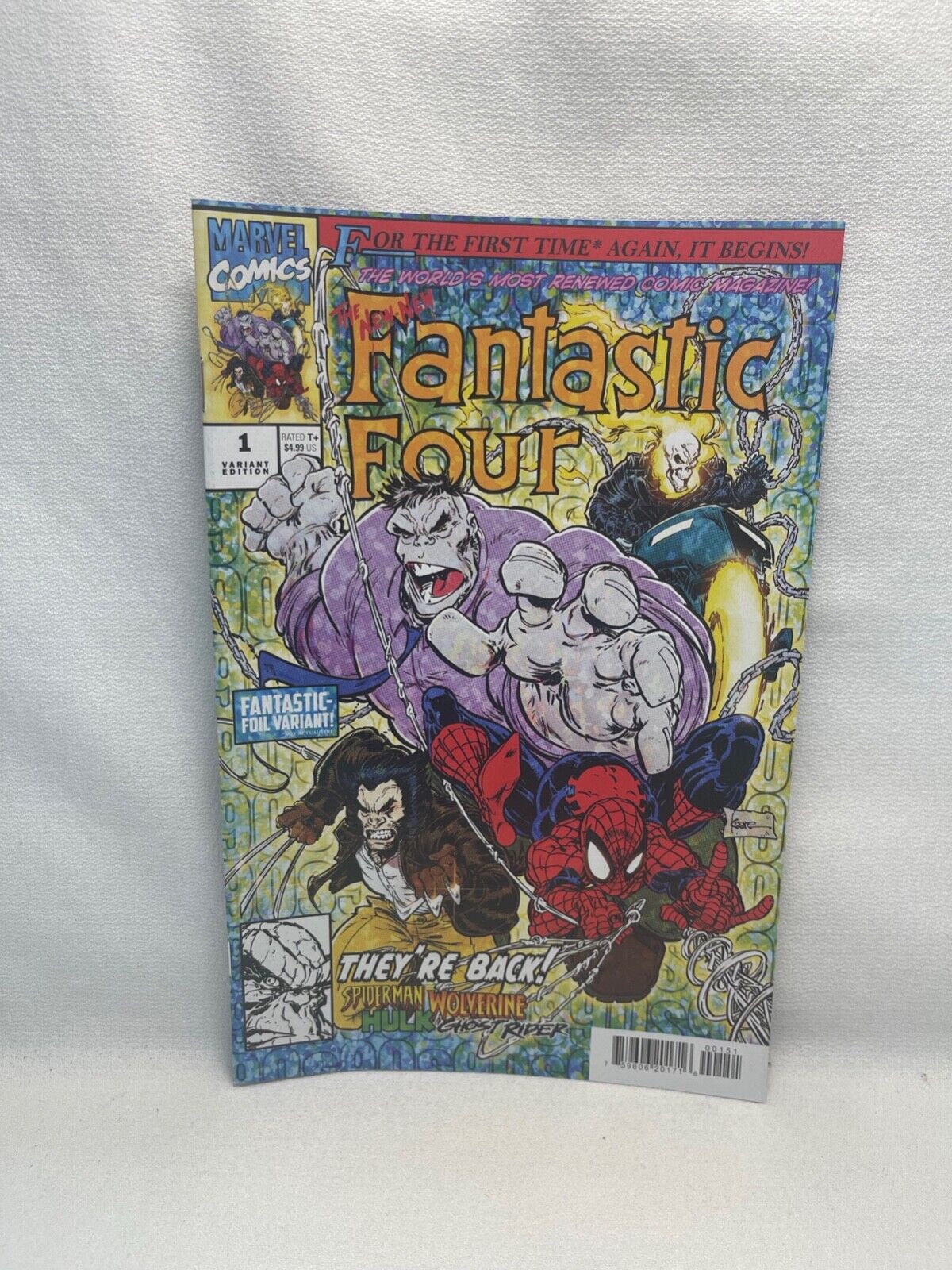 Marvel New Fantastic Four #1 (of 5) VAR by (W) Peter David (CA) Kaare Andrews