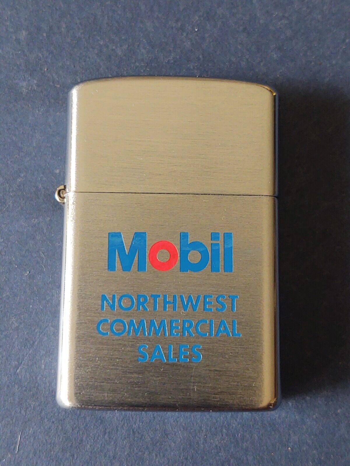 Vintage Mobil Oil Promo Advertising Lighter, Northwest Commercial Sales NIB NOS