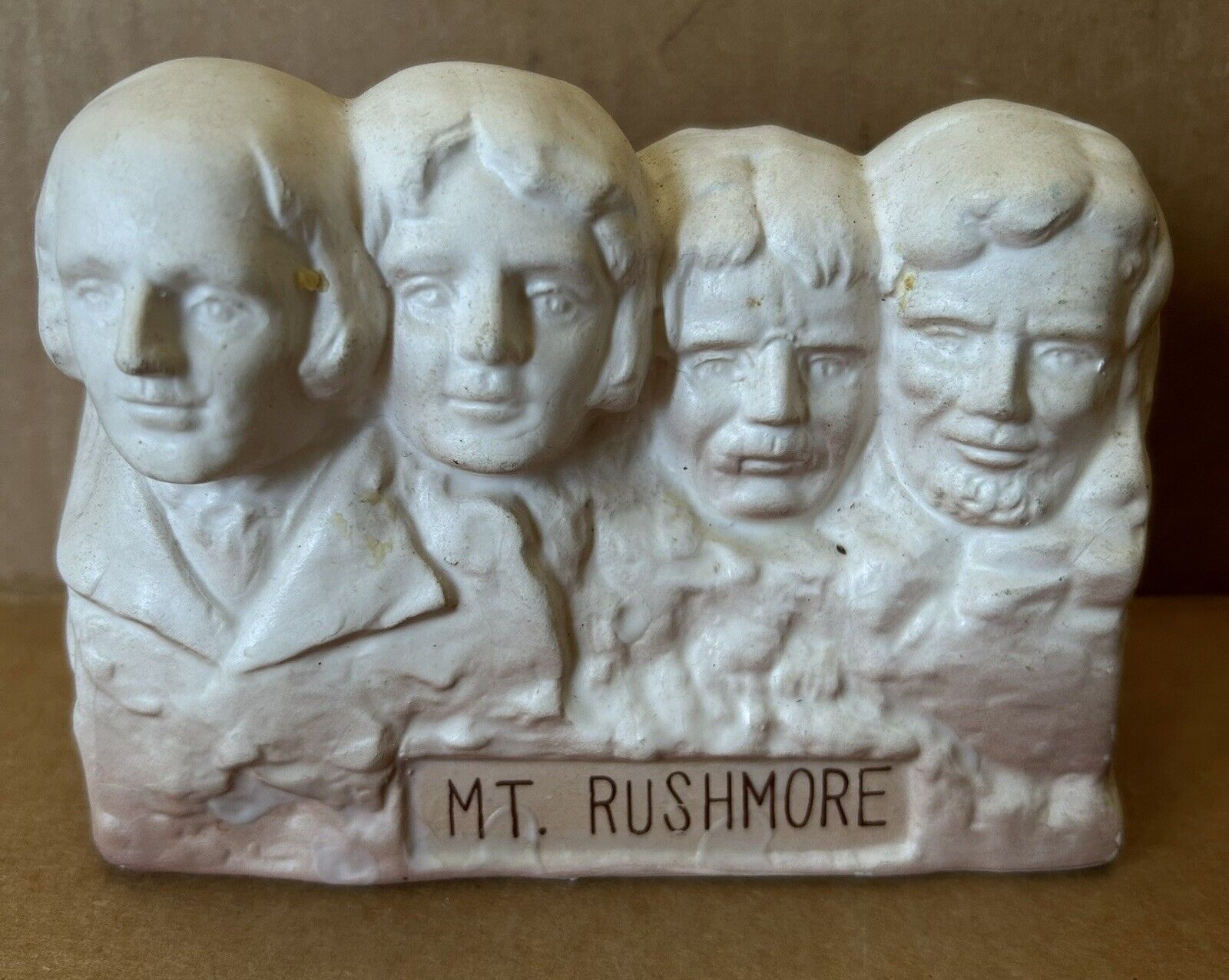 Vintage 1980's Mt. Rushmore Ceramic Bank