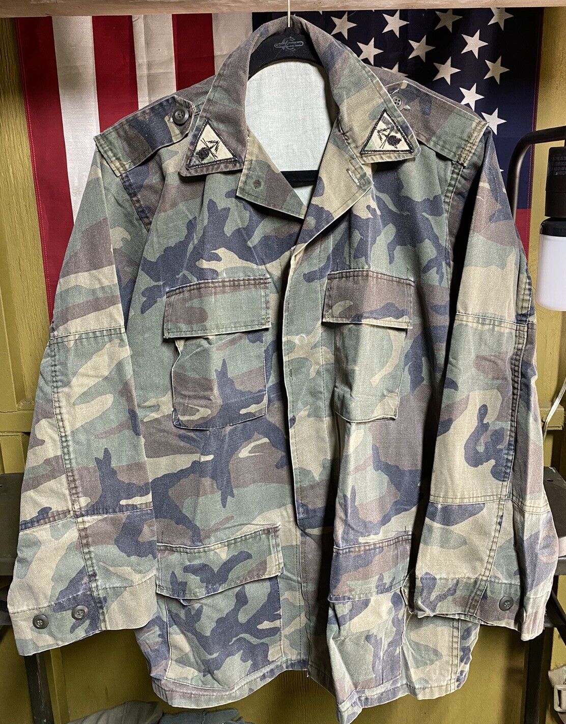Very Rare Mexican Army SEDENA Ejercito Mexicano 90s Retro Uniform Top Size Large