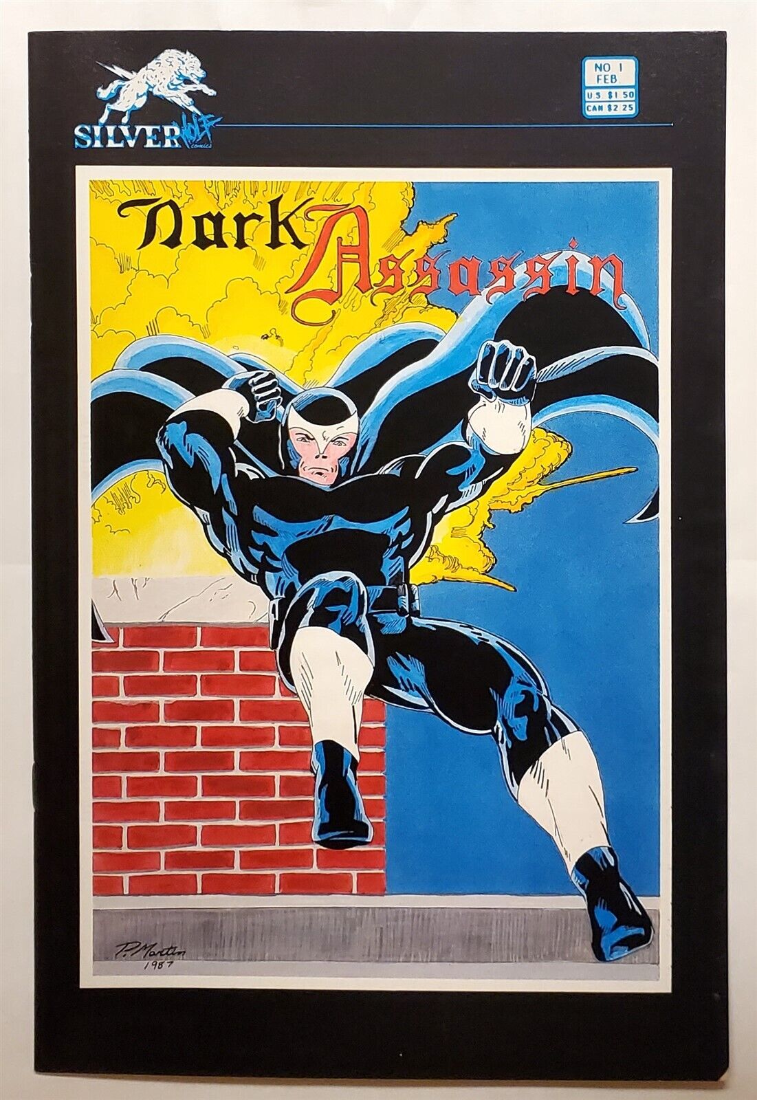 Dark Assassin #1 (Feb 1987, Silverwolf) 4.0 VG 