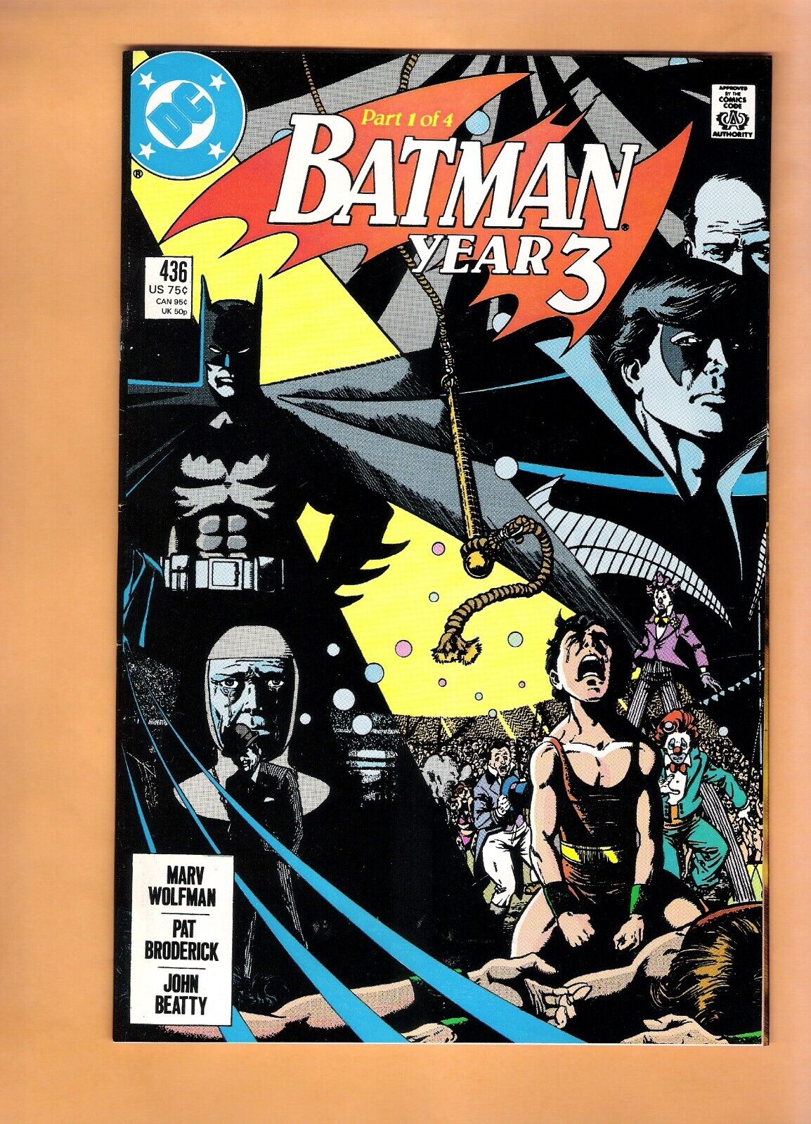 BATMAN #436 vintage DC comic book 1989 First print Appearance TIM DRAKE NM-