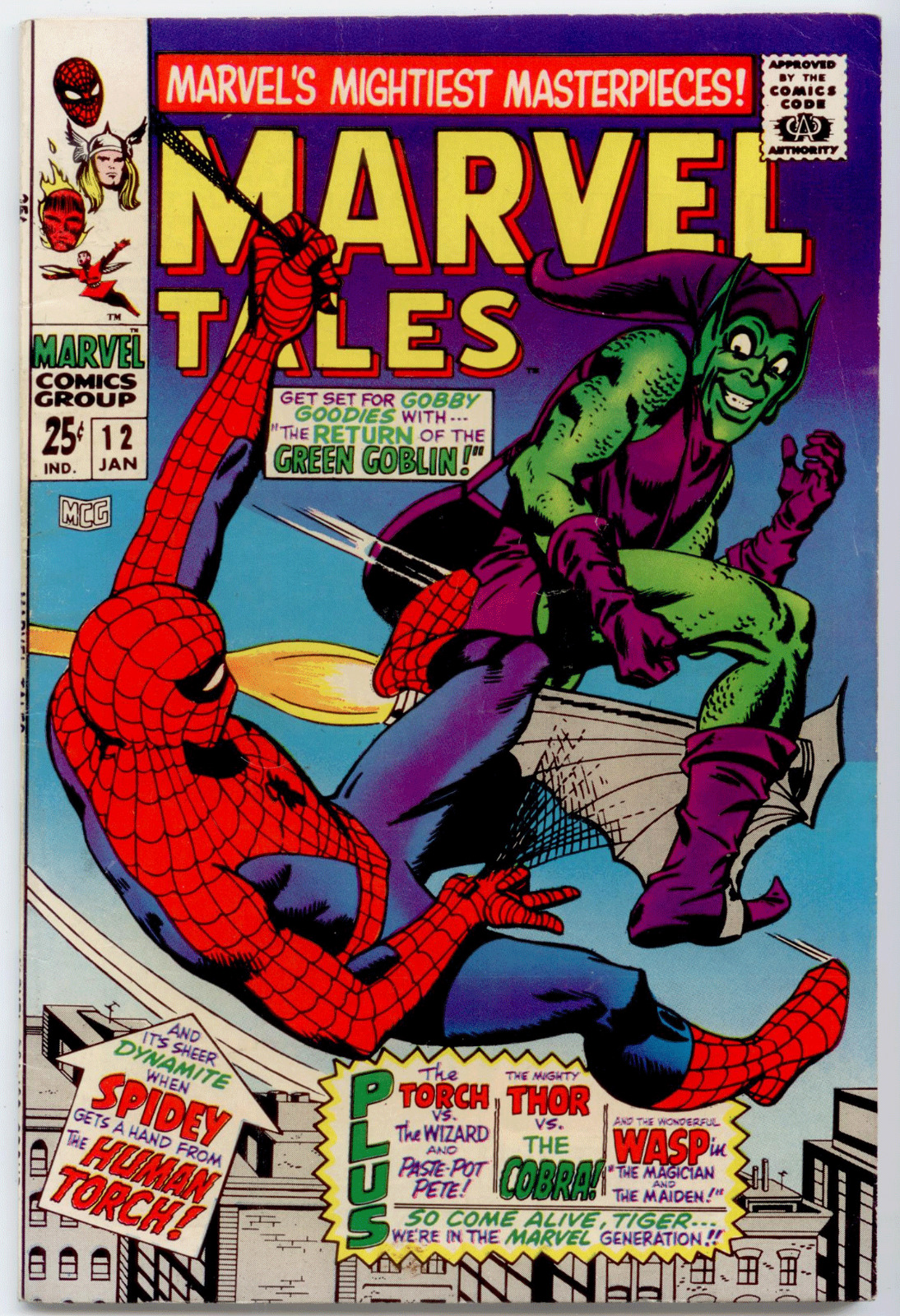 Marvel Tales #12 VF- 7.5 reprint Amazing Spider-Man #17 2nd Green Goblin, more