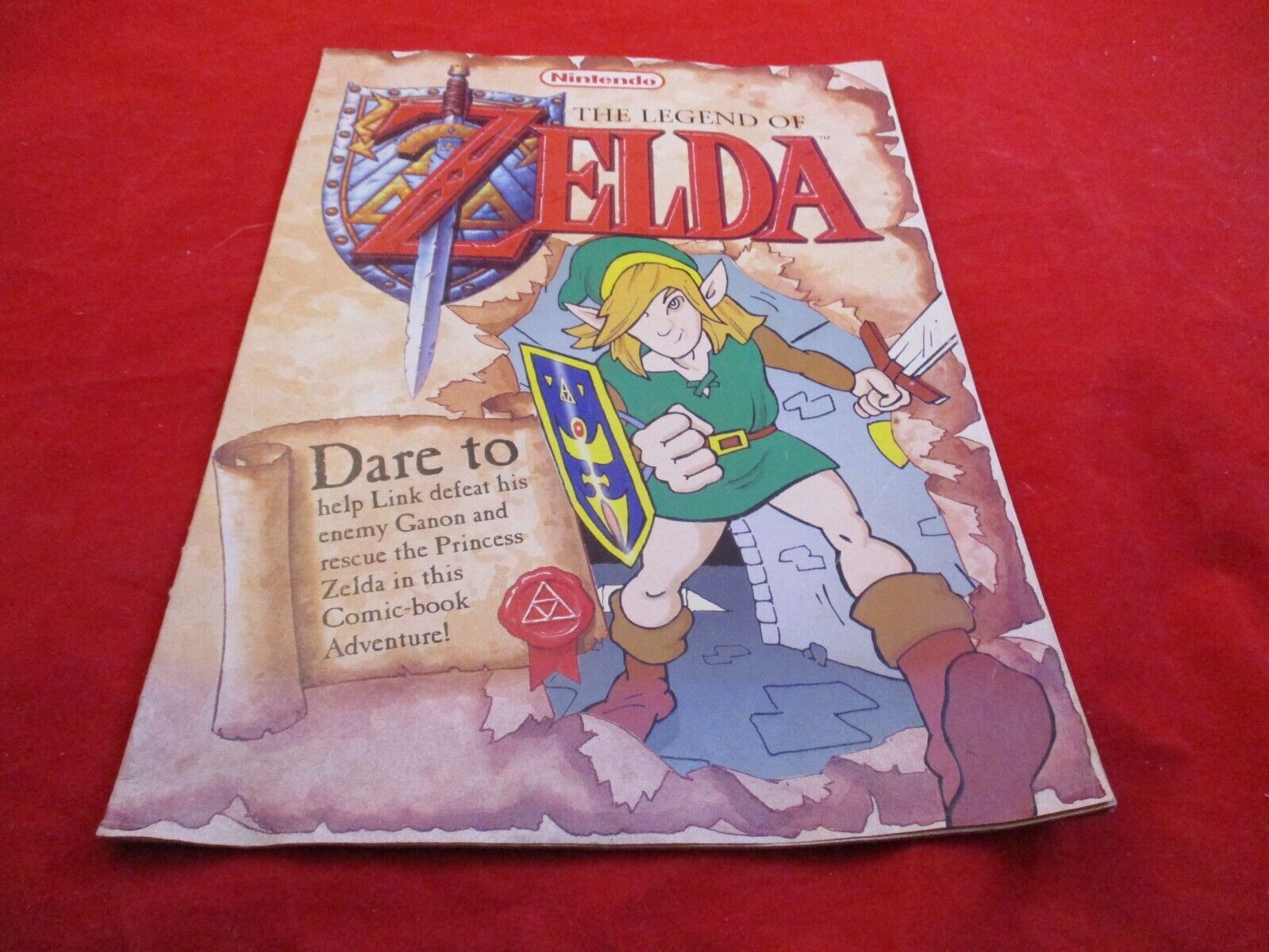 The Legend of Zelda Link to the Past/Link\'s Awakening Nintendo Promo Comic RARE