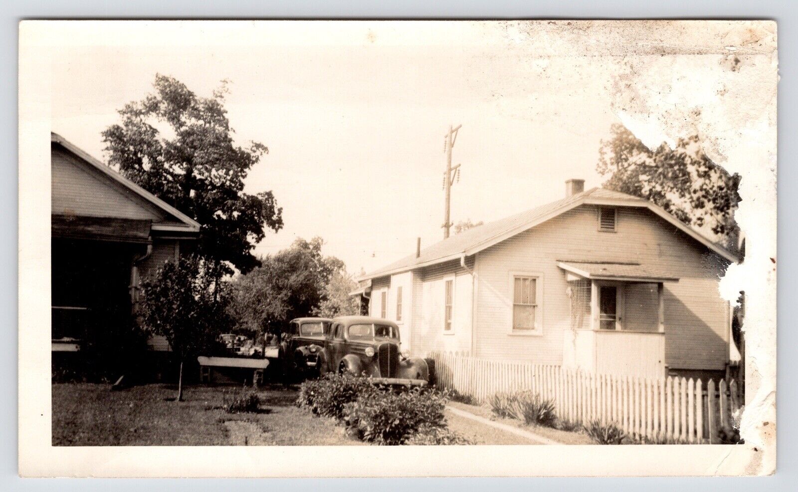 c1930s - 1940s Neighborhood~Town VTG Original Photo