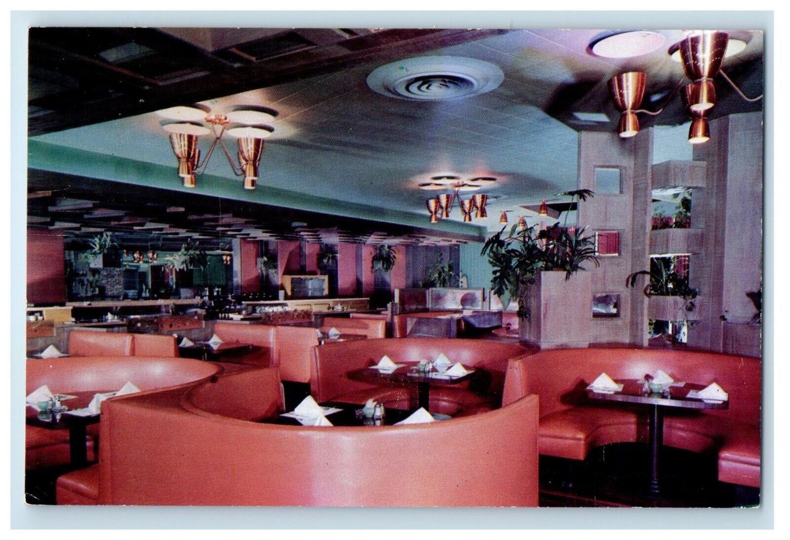 c1960's Holiday House Restaurant Huntington Drive San Marino California Postcard